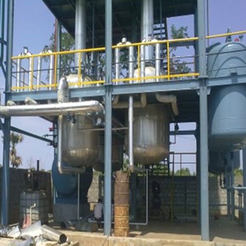 Solvent recovery plants